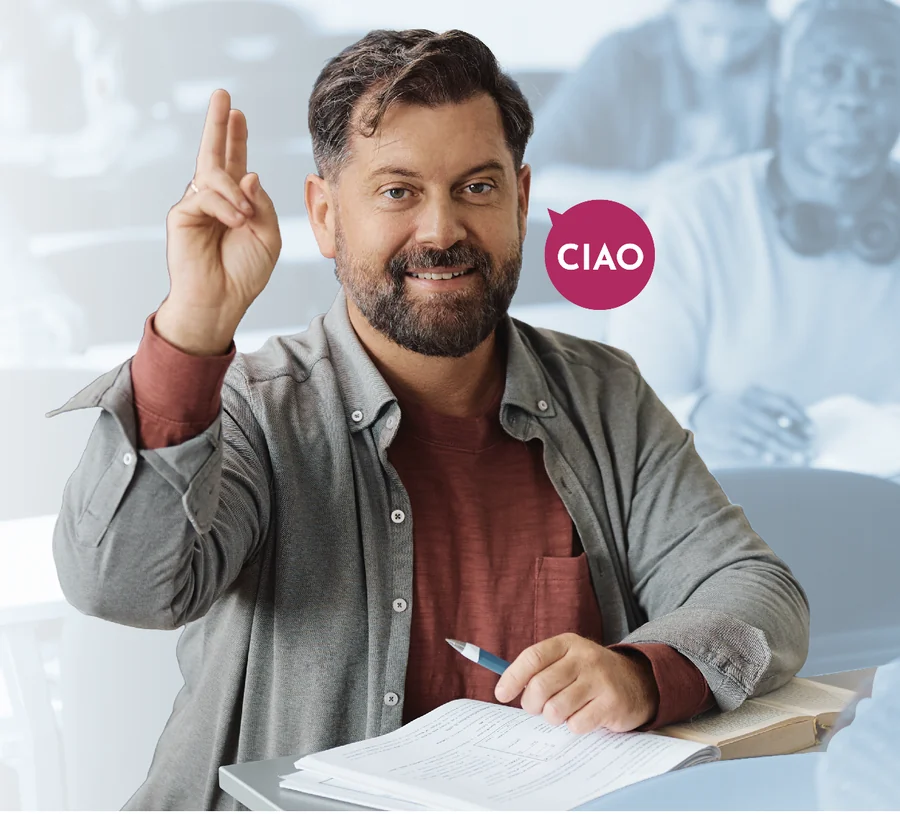 Setup ejecutivo de aprendizaje de idiomas