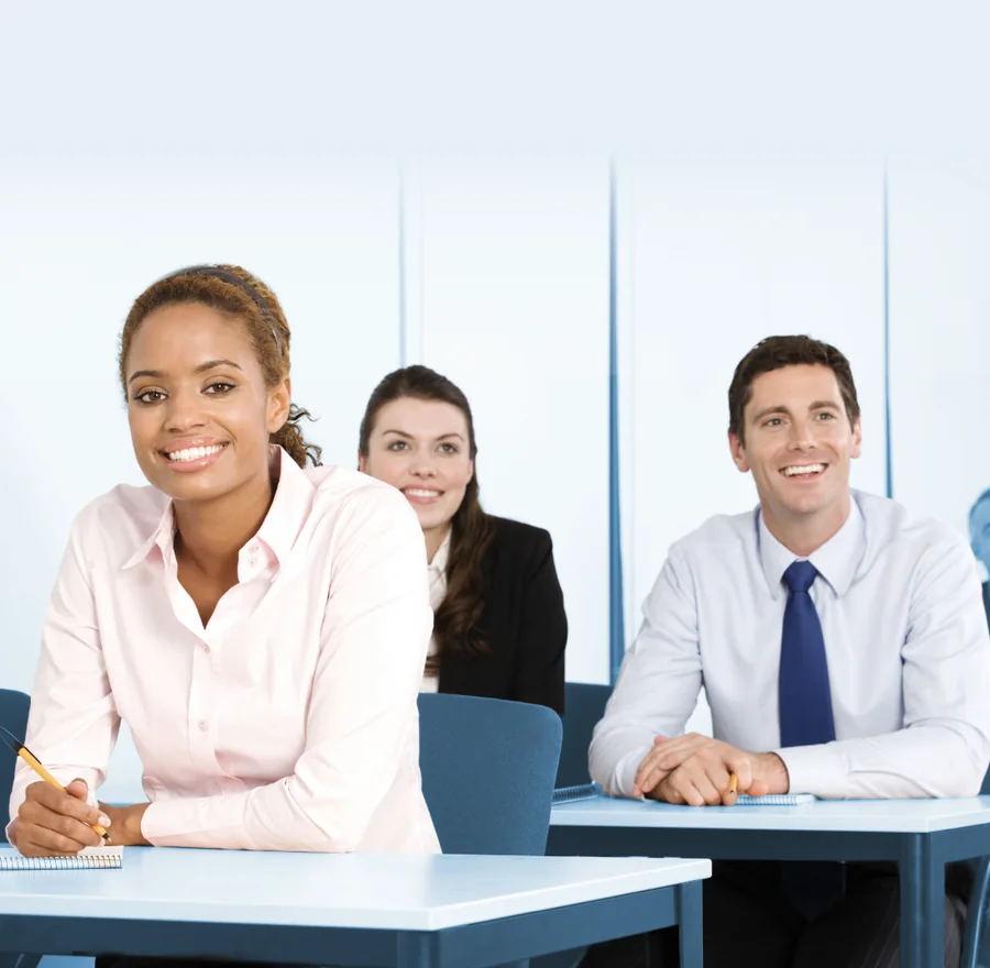 Profesionistas en clase ejecutiva de idiomas